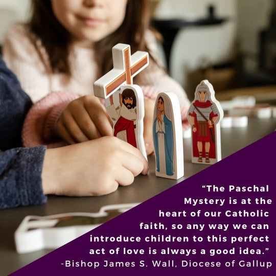STATIONS OF THE CROSS PRAY & PLAY SET - BY SAINTLY HEART & BROTHER FRANCIS