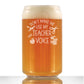 TEACHER VOICE - BEER CAN PINT GLASS - CUTE FUNNY TEACHER GIFTS FOR WOMEN & MEN - FUN TEACHER DECOR - 16 OZ GLASSES