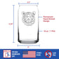 TIGER FACE BEER CAN PINT GLASS - UNIQUE TIGER THEMED DECOR AND GIFTS FOR ANIMAL LOVERS - 16 OZ GLASSES
