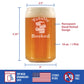 TOTALLY BOOKED - BEER CAN PINT GLASS - CUTE FUNNY BOOK CLUB GIFTS FOR LOVERS OF READING & FUN LIBRARIANS - 16 OZ
