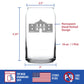 THE ALAMO BEER CAN PINT GLASS - STATE OF TEXAS GIFTS AND SOUVENIRS FOR TEXANS - 16 OZ GLASSES