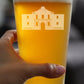 THE ALAMO PINT GLASS FOR BEER - STATE OF TEXAS GIFTS AND SOUVENIRS FOR TEXANS - 16 OZ GLASSES