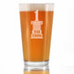 1 YEAR STRONG ENGRAVED PINT GLASS GIFTS 1ST ANNIVERSARY PARTY DECOR HIGH QUALITY PINT GLASSES FOR BEER - 16OZ