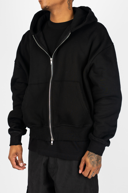 THE LABEL WEATHERED ZIP UP