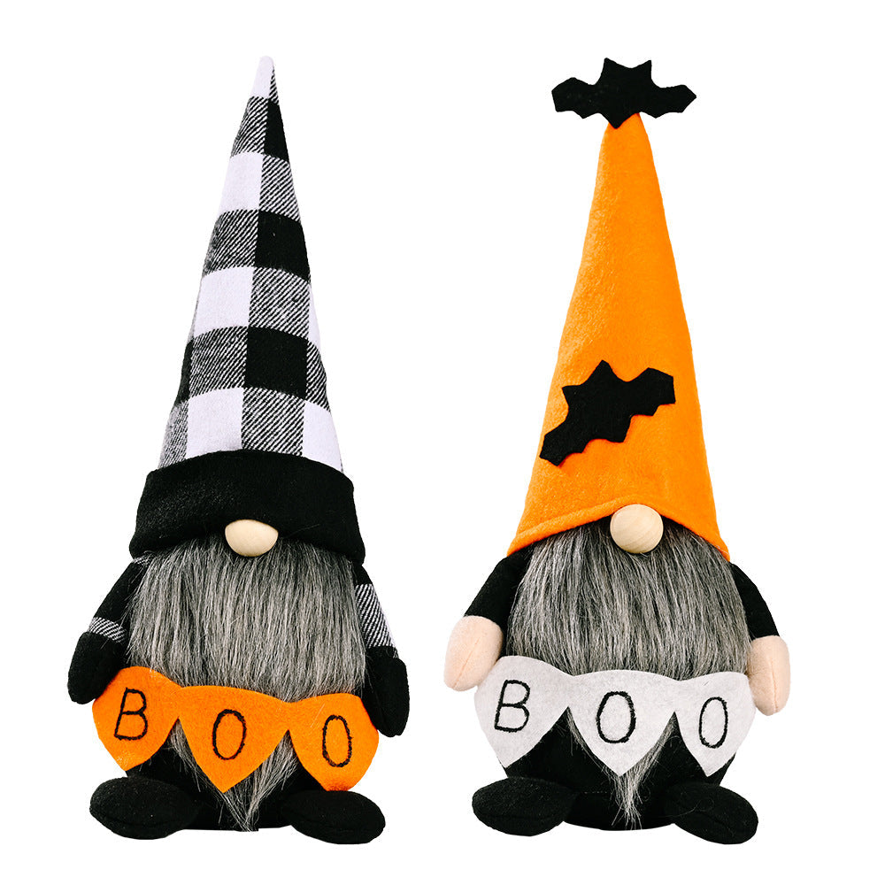 BOO POINTED HAT FACELESS GNOME-Thriftique Marketplace