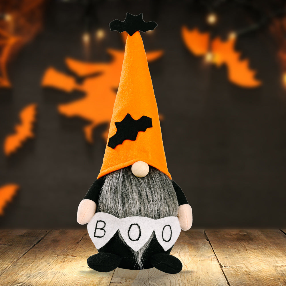 BOO POINTED HAT FACELESS GNOME-Thriftique Marketplace