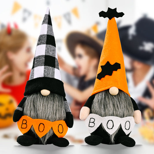 BOO POINTED HAT FACELESS GNOME-Thriftique Marketplace