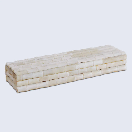 IVORY BAMBOO BONE INLAY DECORATIVE STORAGE BOX IN 7 SIZES