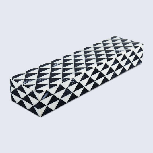 MARQUET PRISM RESIN INLAY DECORATIVE STORAGE BOX