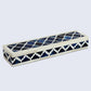 PATISSERIE CLASSIC BONE & RESIN INLAY DECORATIVE STORAGE BOX - 7 SIZES