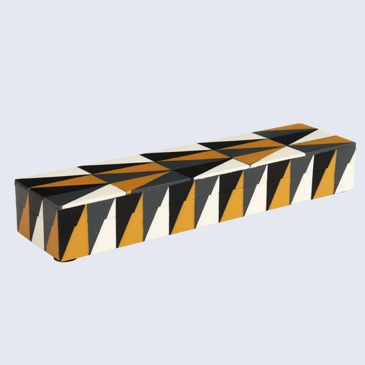 DECORATIVE STORAGE BOX PUZZLE GUILD RESIN INLAY IN 7 SIZES