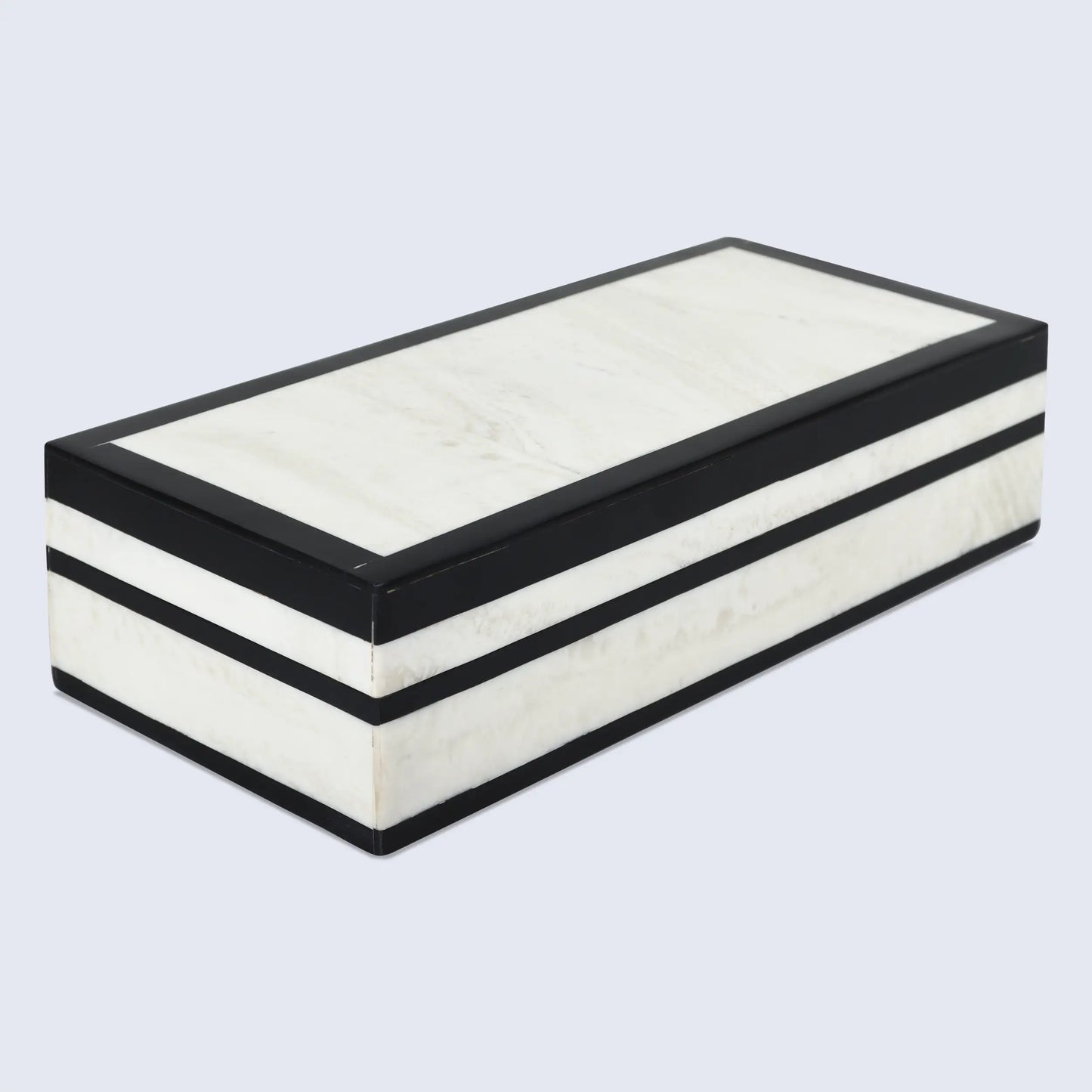 MONO COURT RESIN INLAY DECORATIVE STORAGE BOX IN 7 SIZES