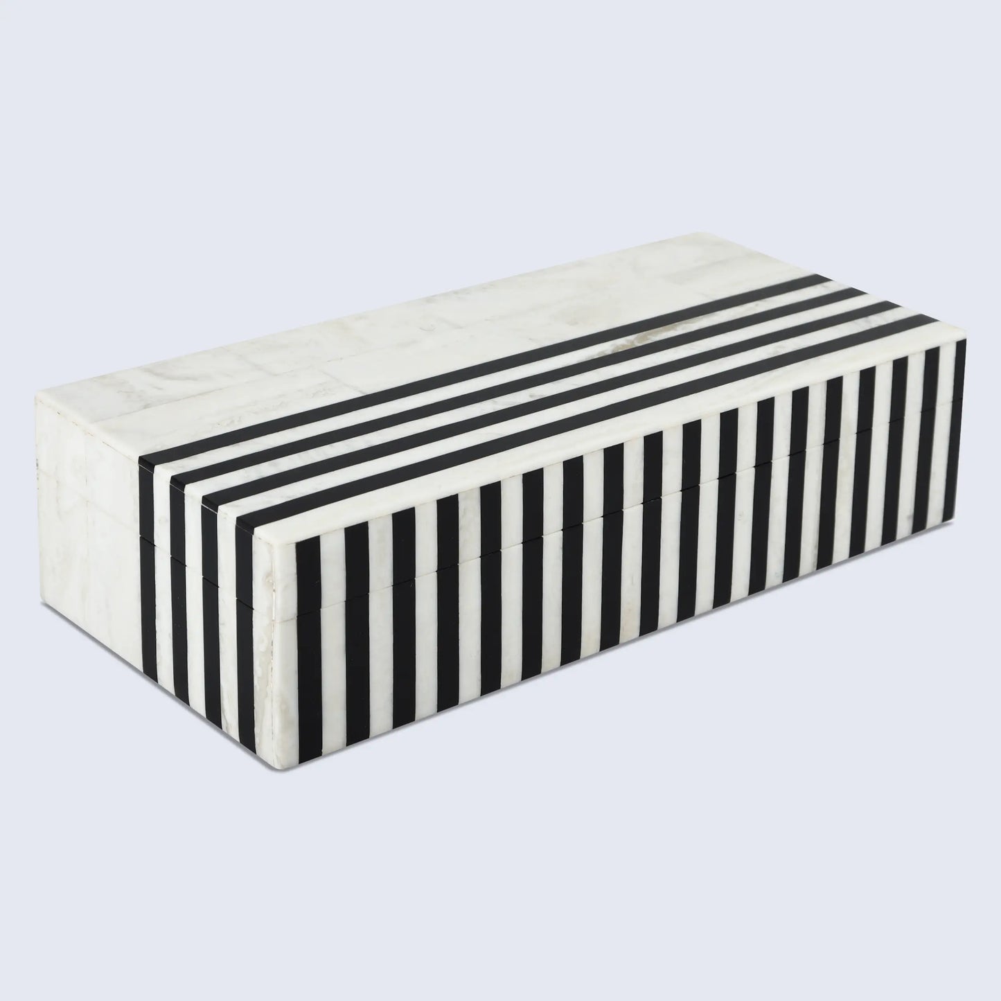 MONO LEAD RESIN INLAY DECORATIVE STORAGE BOX IN 7 SIZES
