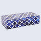 MOROCCAN BONE & RESIN INLAY DECORATIVE STORAGE BOX IN 7 SIZES, BLUE & WHITE