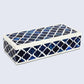 PATISSERIE CLASSIC BONE & RESIN INLAY DECORATIVE STORAGE BOX - 7 SIZES