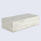 DECORATIVE STORAGE BOX PLAIN WHITE BONE INLAY IN 8 SIZES