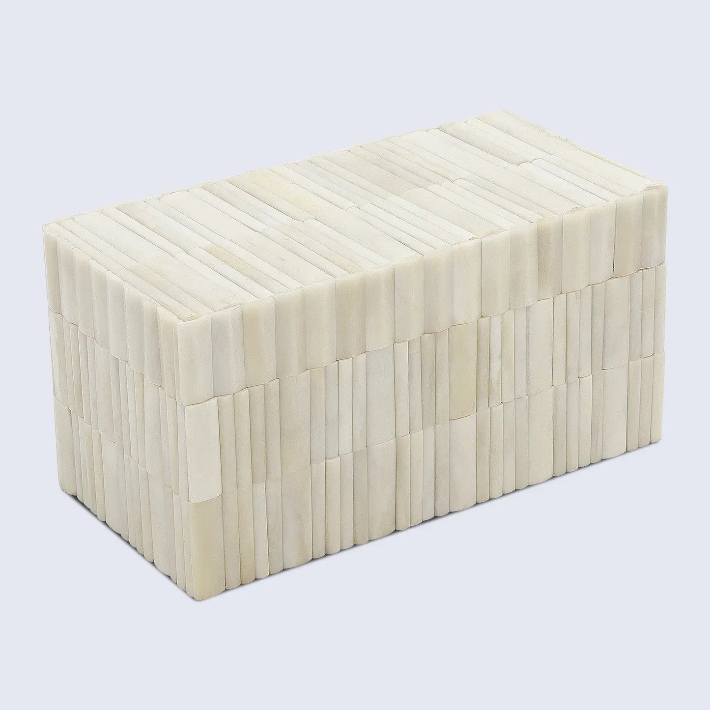 IVORY STEM BONE INLAY DECORATIVE STORAGE BOX 7 SIZES