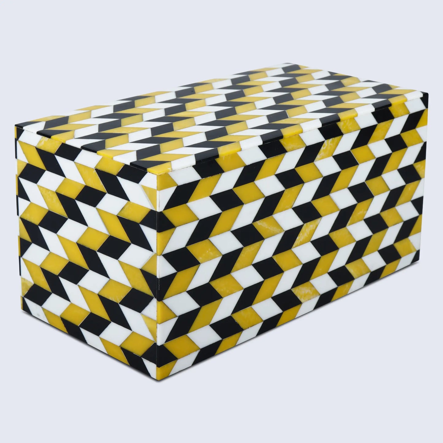 MARQUET ARTEMIS RESIN INLAY DECORATIVE STORAGE BOX