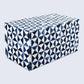MARQUET INDIGO RESIN INLAY DECORATIVE STORAGE BOX