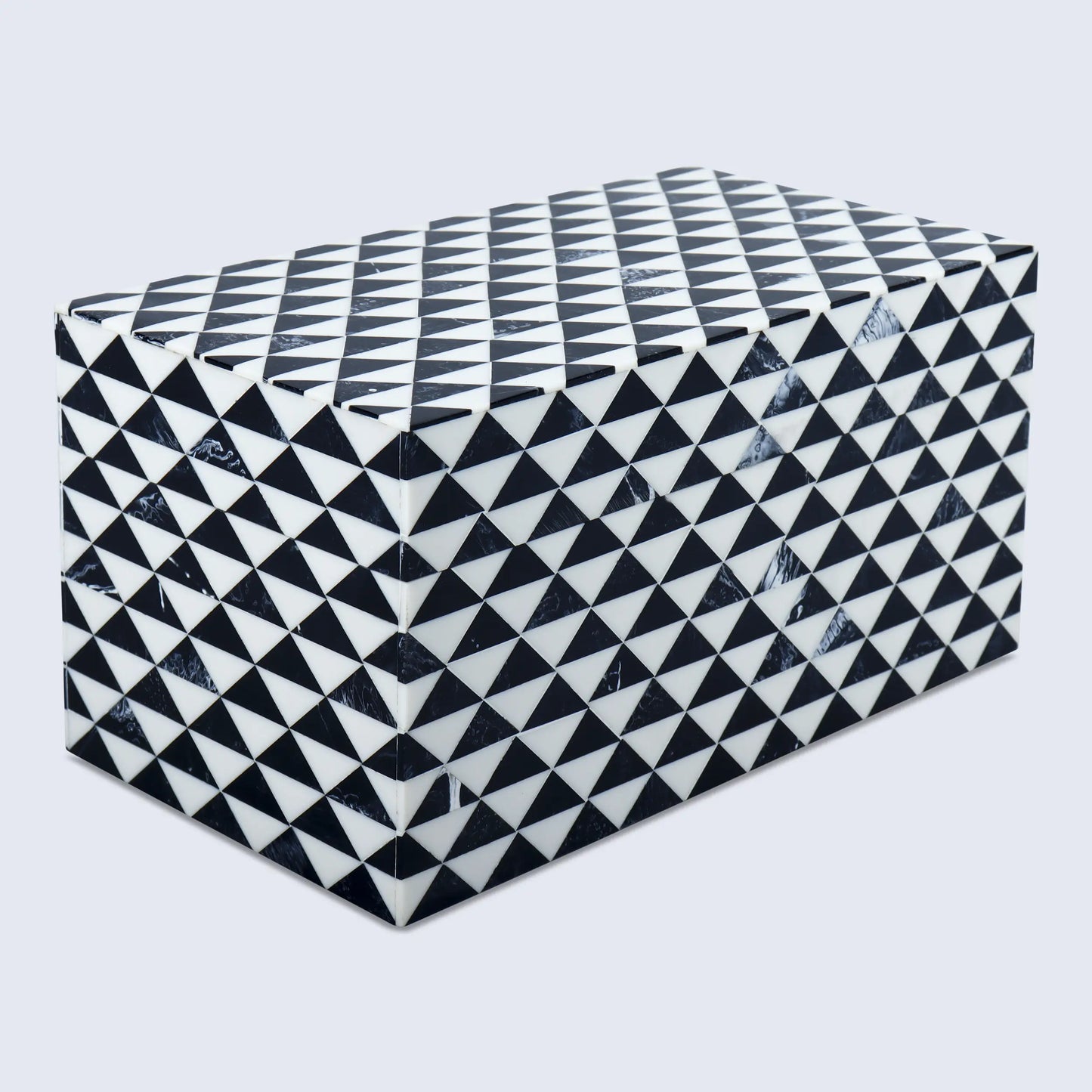MARQUET PRISM RESIN INLAY DECORATIVE STORAGE BOX