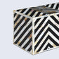 DECORATIVE STORAGE BOX NACRE TRANCE MOTHER OF PEARL & RESIN INLAY IN 10 X 5 X 5 INCH