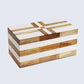 PATISSERIE DELIGHT RESIN & WOOD INLAY DECORATIVE STORAGE BOX IN 7 SIZES