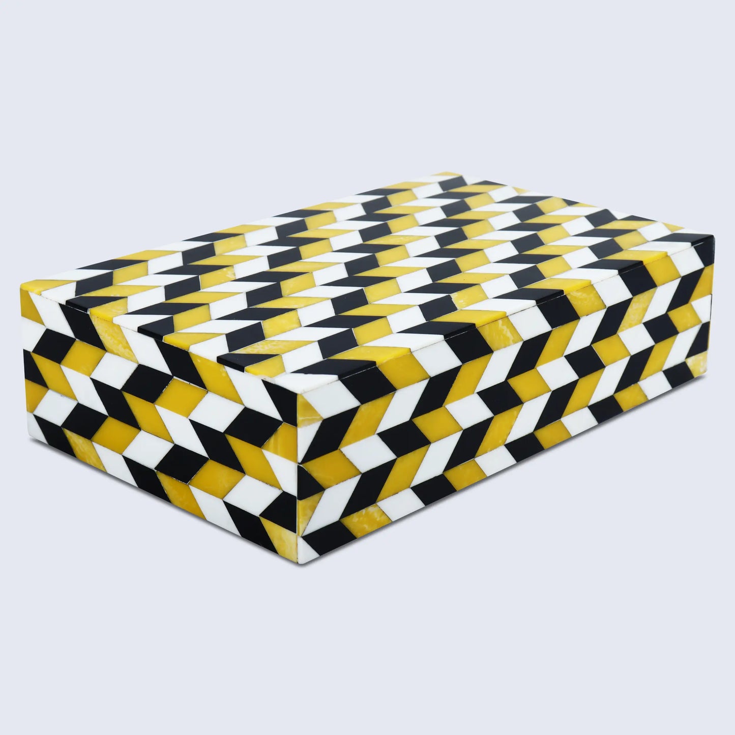 MARQUET ARTEMIS RESIN INLAY DECORATIVE STORAGE BOX