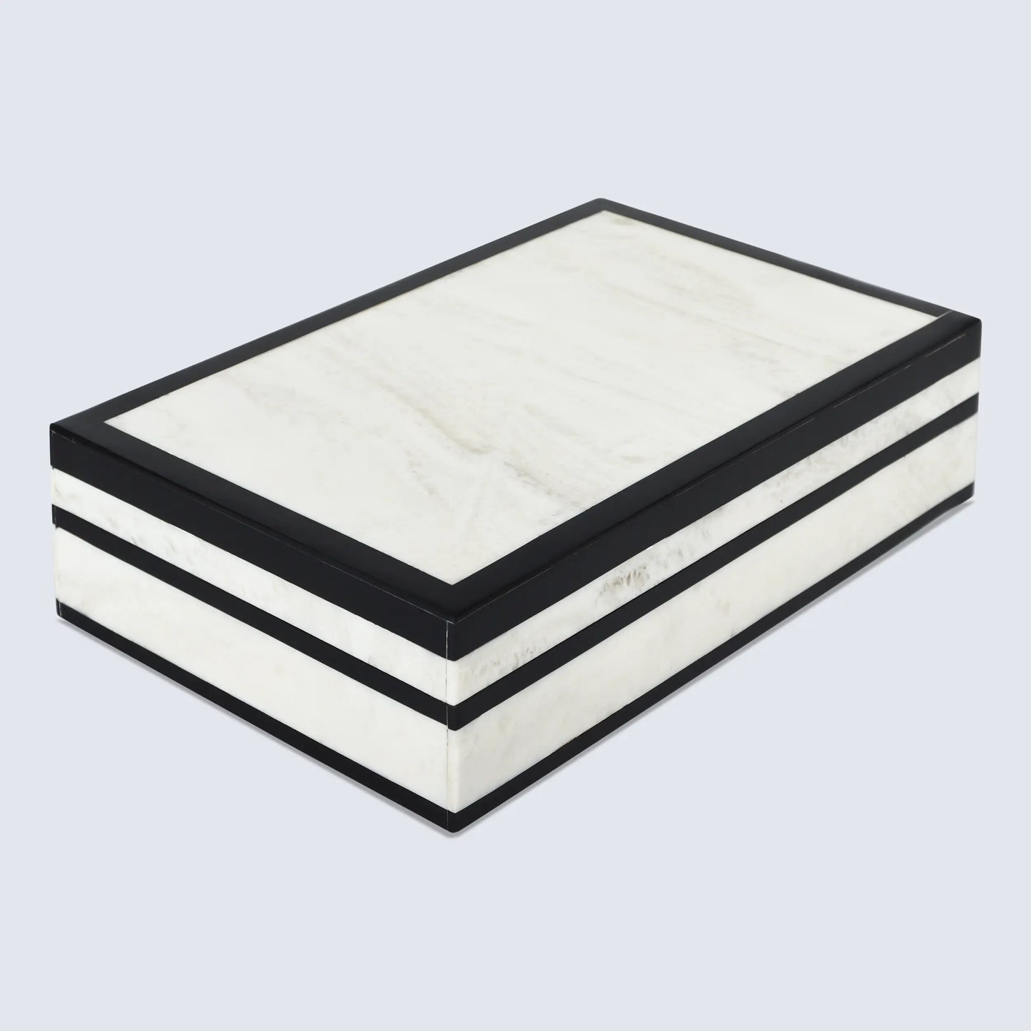 MONO COURT RESIN INLAY DECORATIVE STORAGE BOX IN 7 SIZES