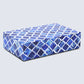 MOROCCAN BONE & RESIN INLAY DECORATIVE STORAGE BOX IN 7 SIZES, BLUE & WHITE