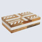 PATISSERIE ADORN RESIN & WOOD INLAY DECORATIVE STORAGE BOX