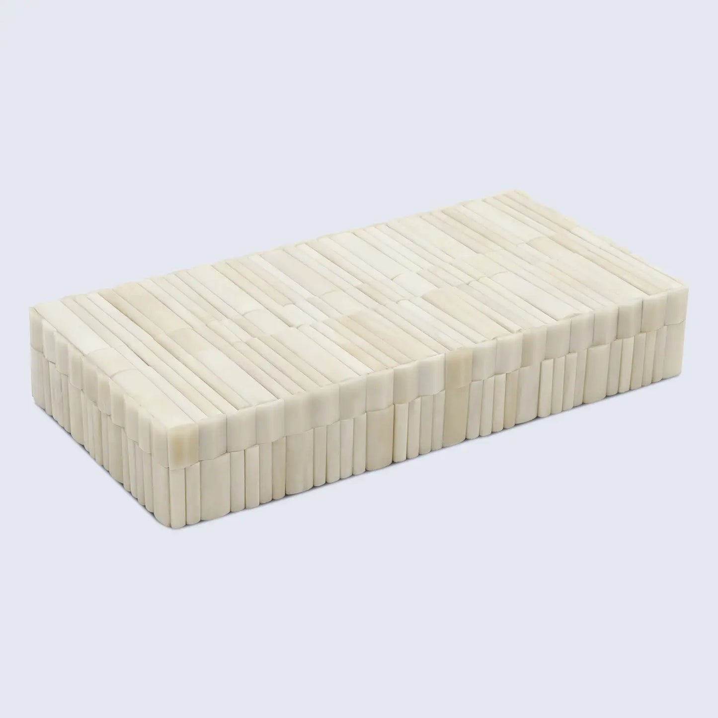 IVORY STEM BONE INLAY DECORATIVE STORAGE BOX 7 SIZES