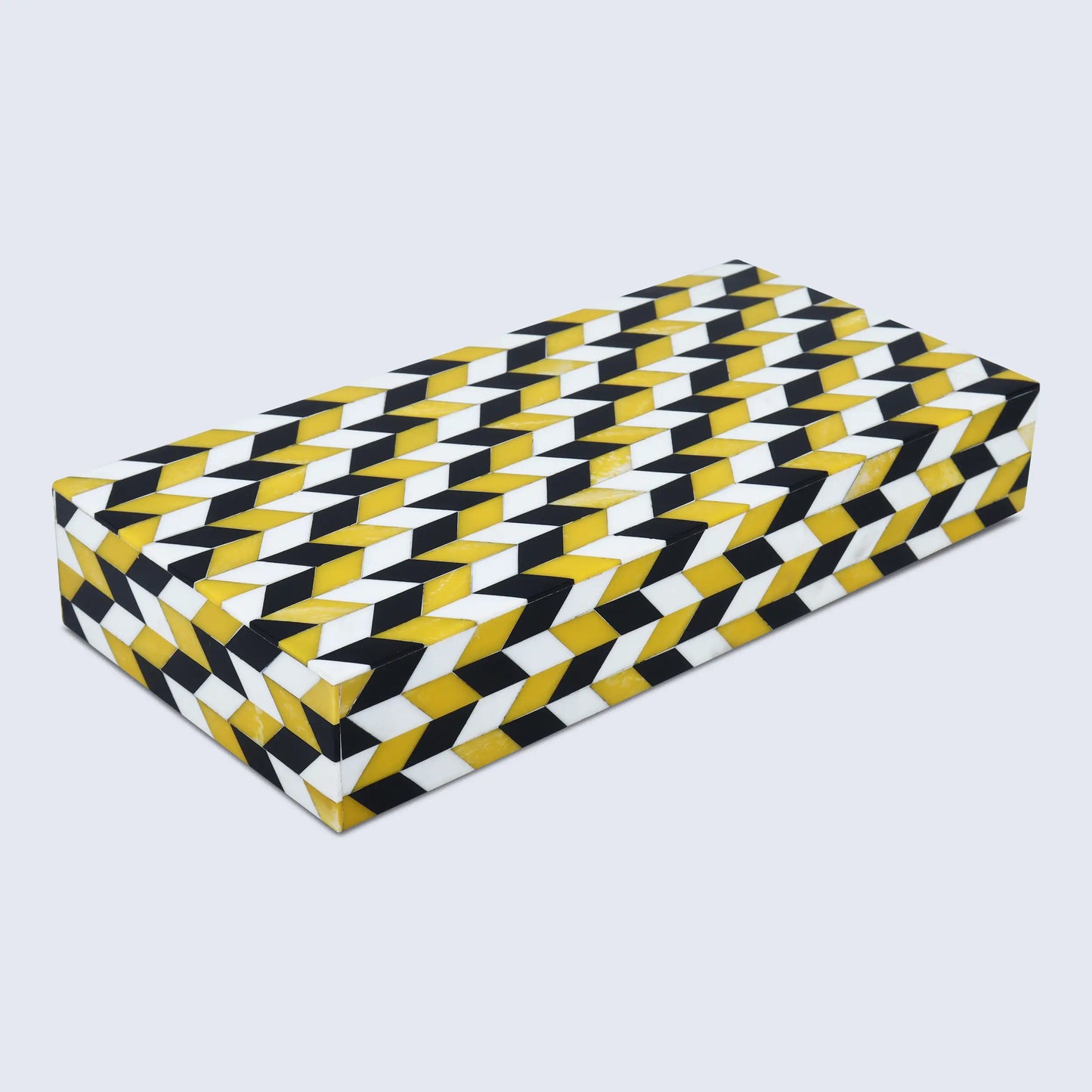 MARQUET ARTEMIS RESIN INLAY DECORATIVE STORAGE BOX