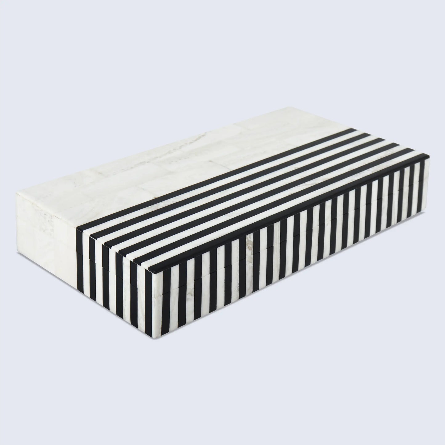 MONO LEAD RESIN INLAY DECORATIVE STORAGE BOX IN 7 SIZES