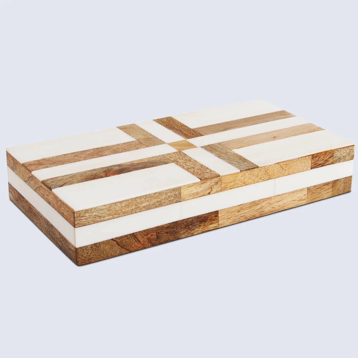 PATISSERIE DELIGHT RESIN & WOOD INLAY DECORATIVE STORAGE BOX IN 7 SIZES