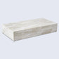 DECORATIVE STORAGE BOX PLAIN WHITE BONE INLAY IN 8 SIZES