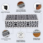 DECORATIVE STORAGE BOX SHIRAZ RESIN INLAY IN 7 SIZES, BLACK & WHITE