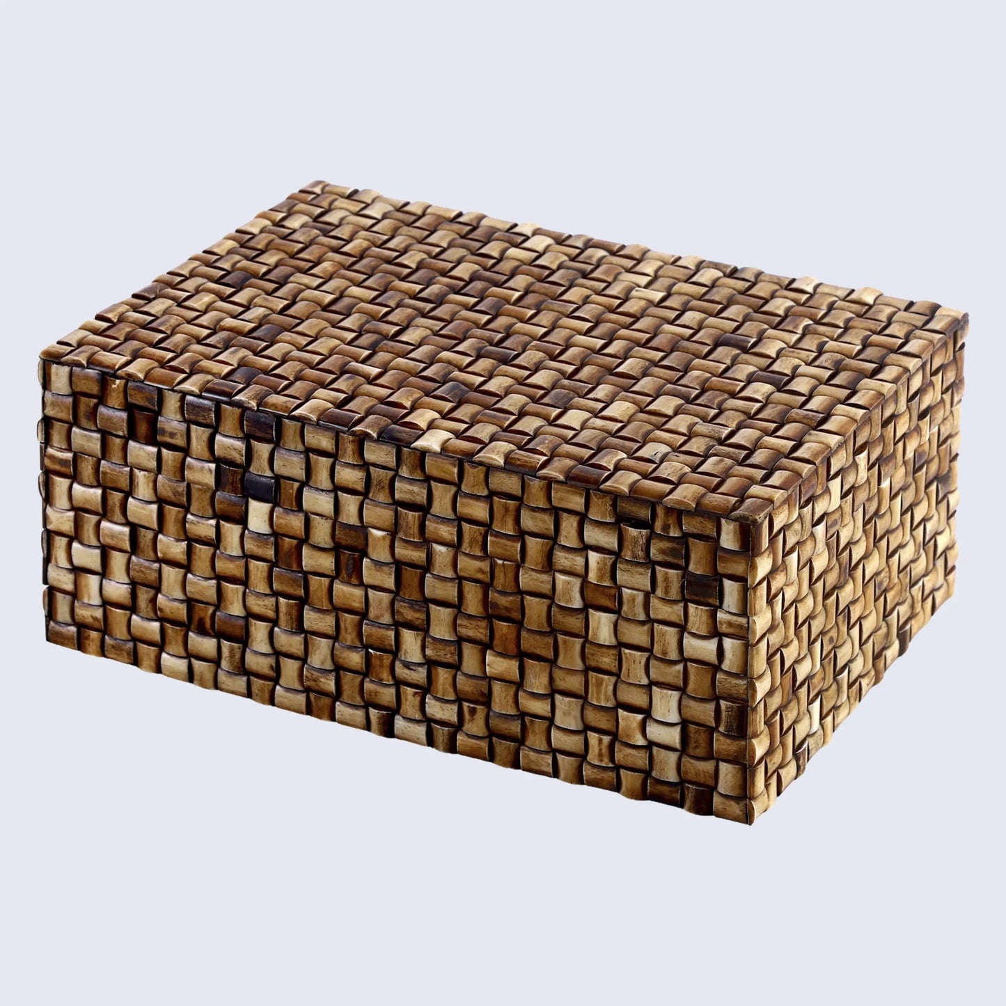DECORATIVE STORAGE BOX MEKONG CHAI BONE INLAY IN 2 SIZES