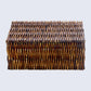 DECORATIVE STORAGE BOX MEKONG LOTUS BONE INLAY & BRASS IN 2 SIZES