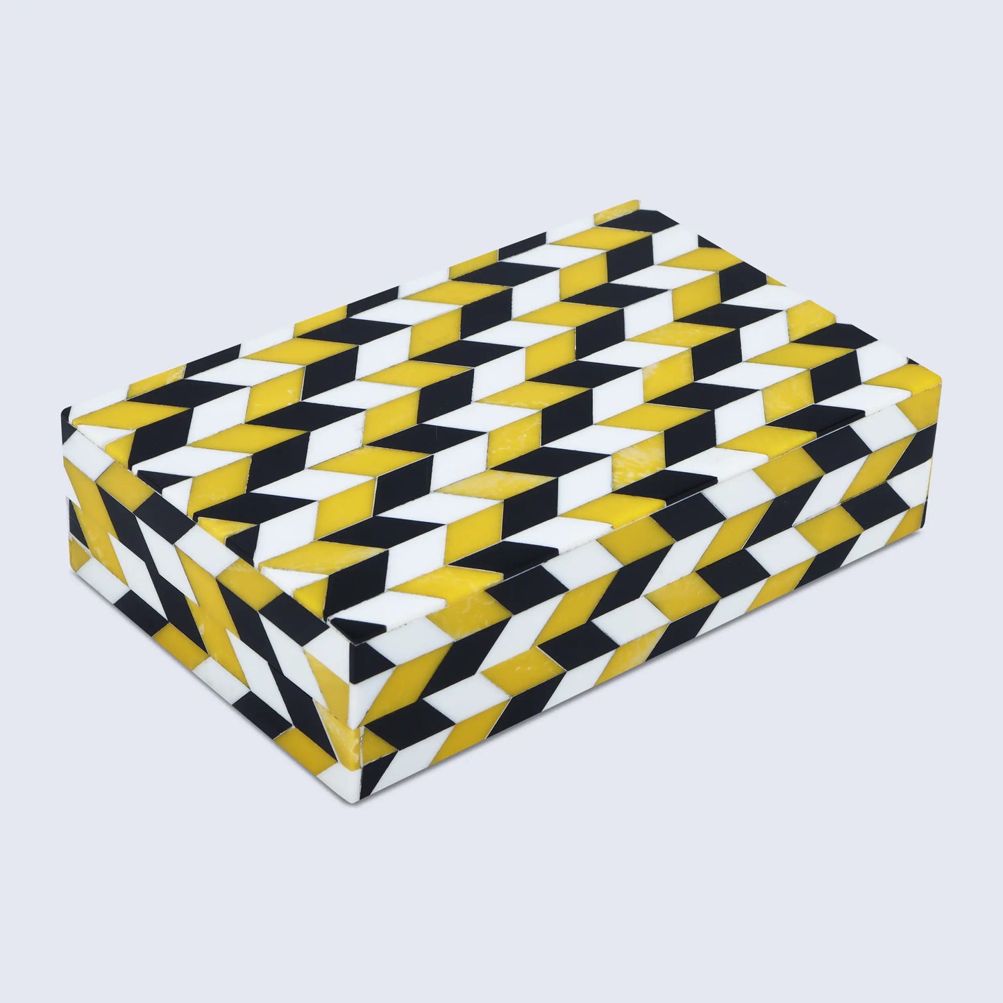 MARQUET ARTEMIS RESIN INLAY DECORATIVE STORAGE BOX