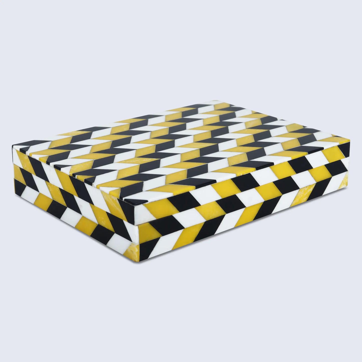 MARQUET ARTEMIS RESIN INLAY DECORATIVE STORAGE BOX