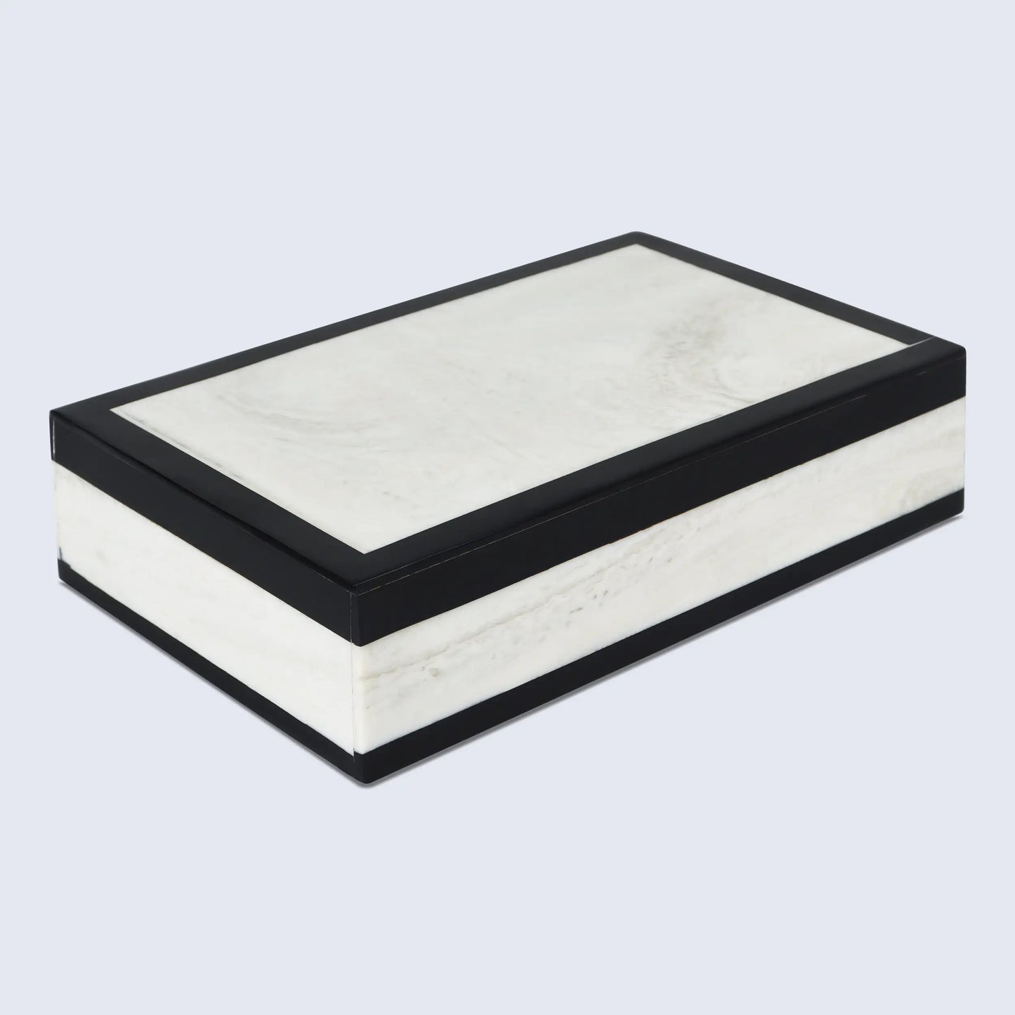 MONO COURT RESIN INLAY DECORATIVE STORAGE BOX IN 7 SIZES