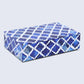 MOROCCAN BONE & RESIN INLAY DECORATIVE STORAGE BOX IN 7 SIZES, BLUE & WHITE