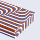 DECORATIVE STORAGE BOX CARNABY TWIST RESIN INLAY 8 X 6 X 1.5 INCH