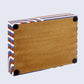 DECORATIVE STORAGE BOX CARNABY TWIST RESIN INLAY 8 X 6 X 1.5 INCH