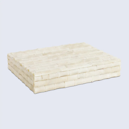 IVORY BAMBOO BONE INLAY DECORATIVE STORAGE BOX IN 7 SIZES