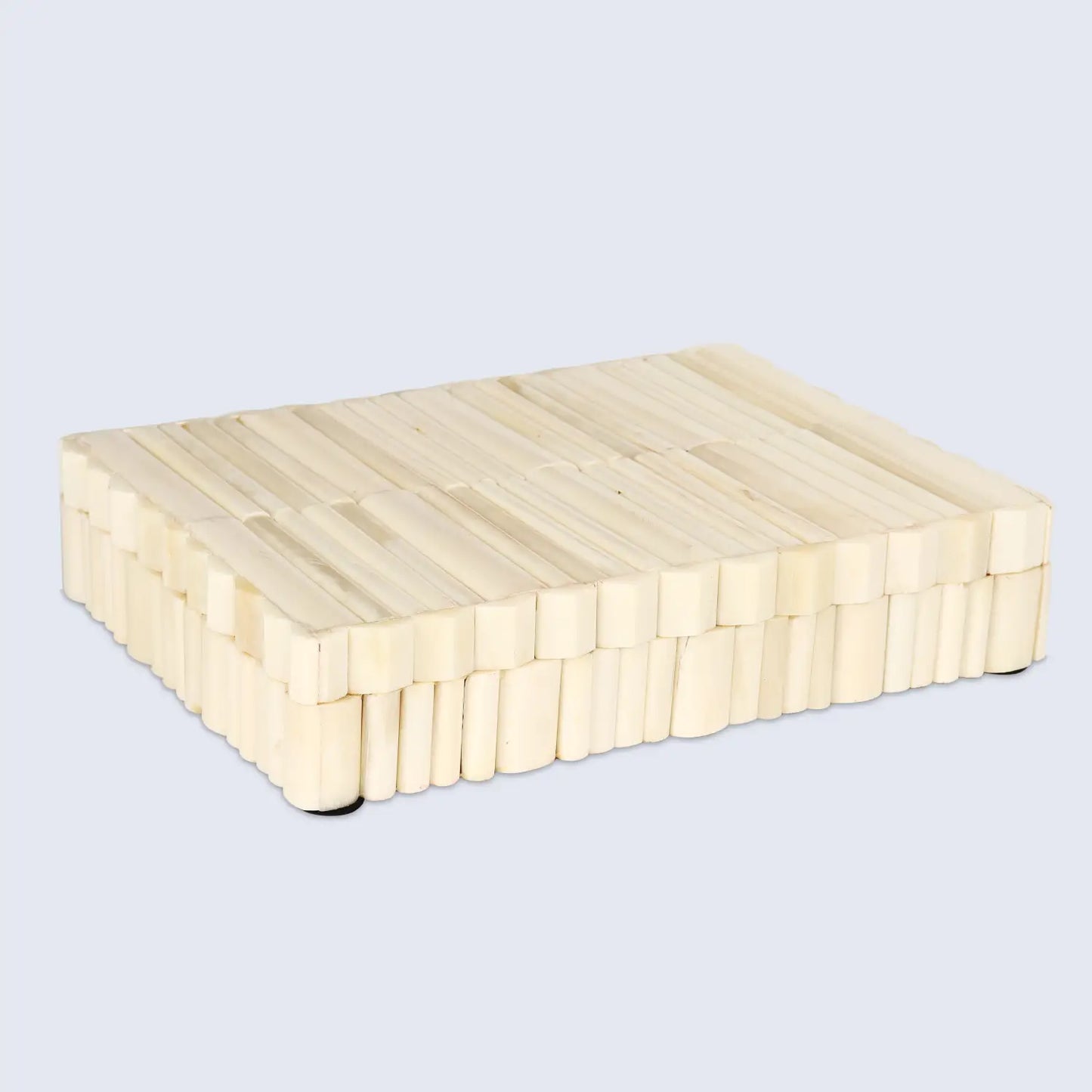 IVORY STEM BONE INLAY DECORATIVE STORAGE BOX 7 SIZES