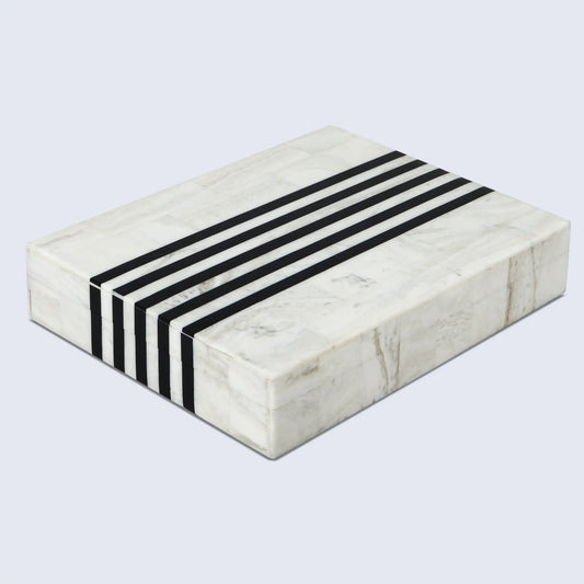 MONO SPRINT RESIN INLAY DECORATIVE STORAGE BOX IN 7 SIZES