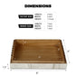 DECORATIVE BOXES MONO SPRINT PATTERN RESIN INLAY COLLECTION IN 8X6X1.5 INCH