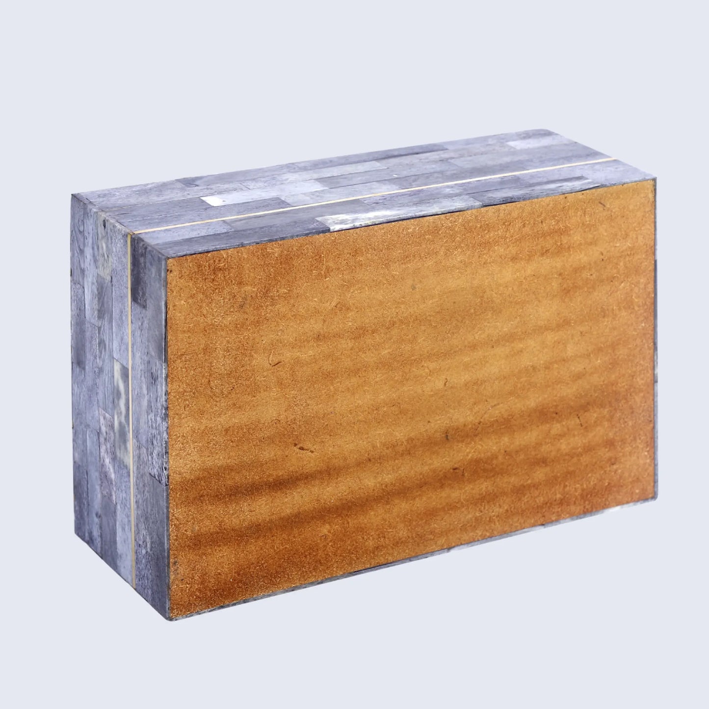 AEGEAN CORAL BONE INLAY & BRASS DECORATIVE STORAGE BOX IN 2 SIZES