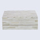 AEGEAN PEARL BONE INLAY & BRASS DECORATIVE STORAGE BOX IN 2 SIZES